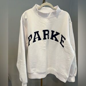 NWT PARKE VARSITY MOCKNECK